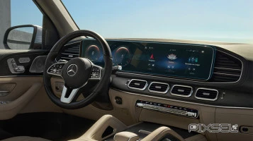 Protector de vidrio templado Pixsel en el panel de instrumentos MERCEDES BENZ GLS-CLASS - 28.5“ 2024 -