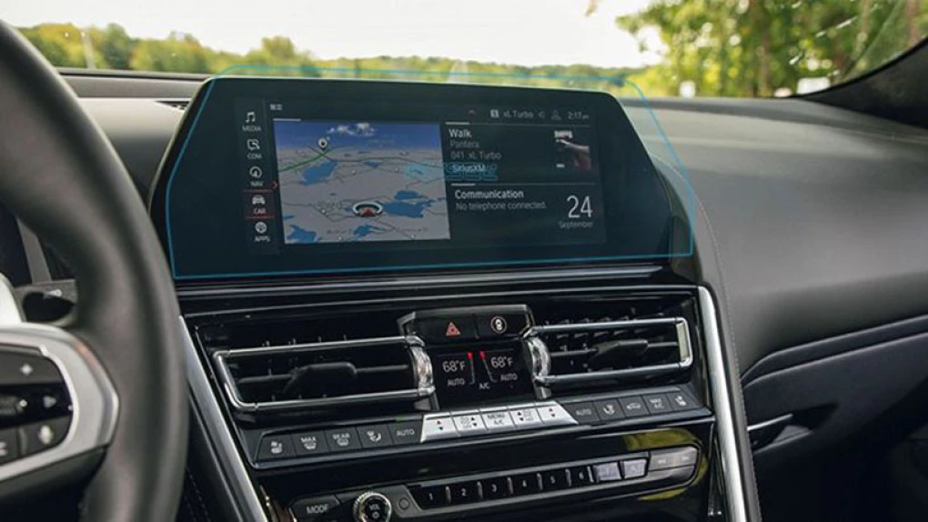 Protector de vidrio templado Pixsel en el monitor BMW 8 / M8 - 14.5“ 2018 - (G14, G15, G16 / F91, F92, F93)