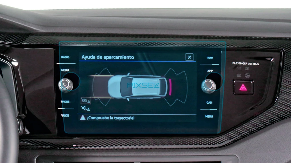 Protector de vidrio templado Pixsel en el monitor VOLKSWAGEN TAIGO - 10.8“ 2022 -