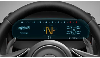 Protector de vidrio templado Pixsel en el panel de instrumentos MCLAREN 750S - 11.6“ 2023 -