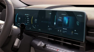 Protector de vidrio templado Pixsel en el monitor HYUNDAI KONA - 27.2“ 2023 -