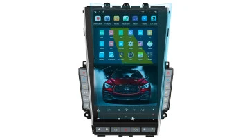 Protector de vidrio templado Pixsel en el monitor TESLA STYLE INFINITI Q50 2013 - 2021 - 14.6“