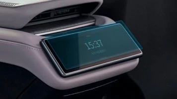 Protector de vidrio templado Pixsel para el control del clima trasero NIO EC6 - 7.1“ 2023 -