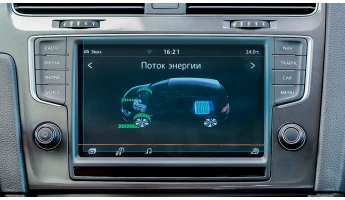 Protector de vidrio templado Pixsel en el monitor VOLKSWAGEN E-GOLF - 8“ 2017 - 2020