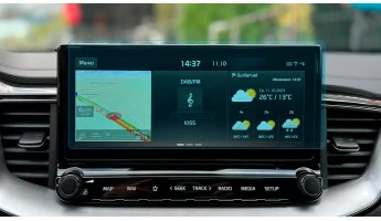 Protector de vidrio templado Pixsel en el monitor KIA PROCEED - 10.9“ 2019 -