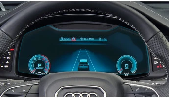 Protector de vidrio templado Pixsel en el panel de instrumentos AUDI Q8 / SQ8 / RSQ8 - 12“ 2023 -