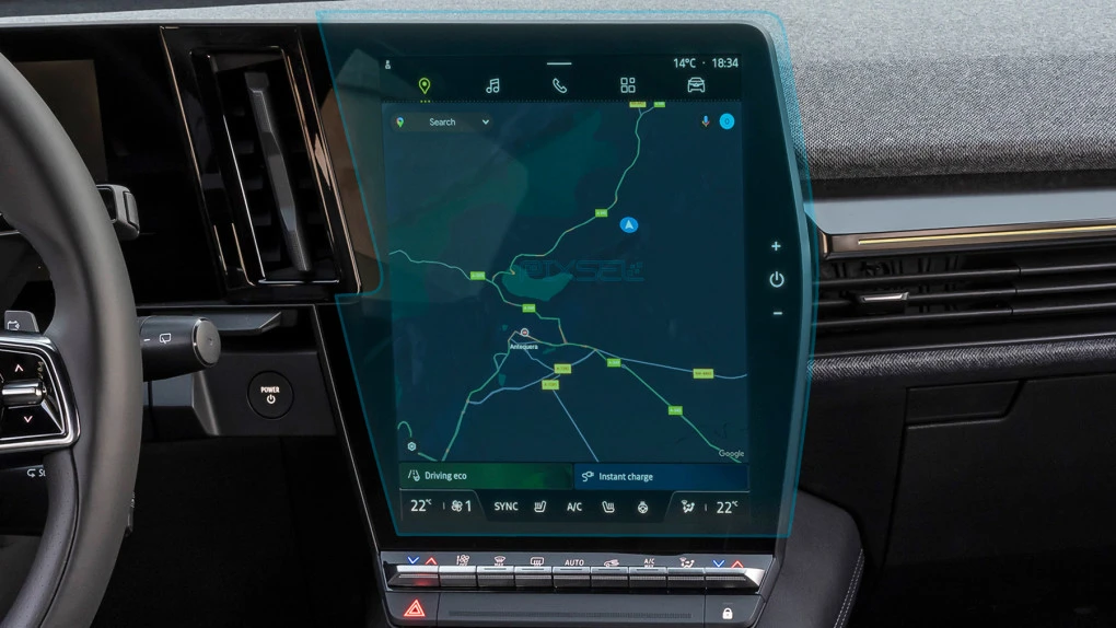 Защитное стекло Pixsel на монитор RENAULT MEGANE E-TECH ELECTRIC - 14.6“ 2022 -