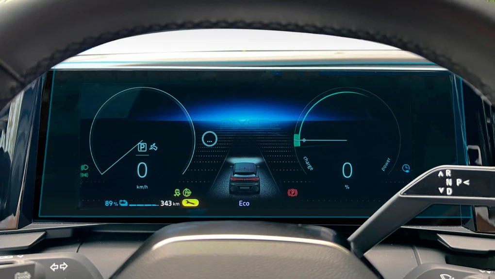 Protector de vidrio templado Pixsel en el panel de instrumentos RENAULT MEGANE E-TECH ELECTRIC - 16.4“ 2022 -