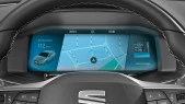 Protector de vidrio templado Pixsel en el panel de instrumentos SEAT LEON - 9.9“ 2021 - 2024
