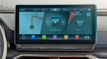 Protector de vidrio templado Pixsel en el monitor CUPRA LEON - 12.2“ 2020 - 2024