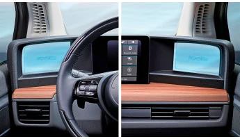 Protector de vidrio templado Pixsel para los espejos laterales HONDA E - 10.4“ 2020 -