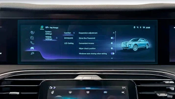 Protector de vidrio templado Pixsel en el monitor HONGQI E-HS9 - 17.8“ 2020 -