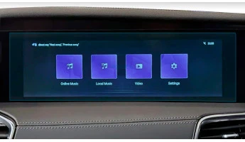 Protector de vidrio templado Pixsel en el monitor HONGQI E-HS9 - 19.7“ 2020 -