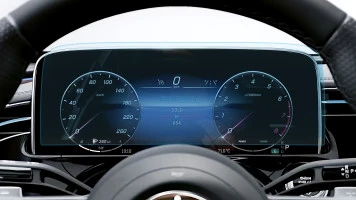 Protector de vidrio templado Pixsel en el panel de instrumentos MERCEDES BENZ E-CLASS - 14.8“ 2023 -