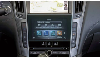 Protector de vidrio templado Pixsel en el monitor INFINITI Q50 - 9“ 2013 -