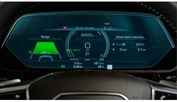 Protector de vidrio templado Pixsel en el panel de instrumentos AUDI Q8 E-Tron - 14.4“ 2022 - 2025