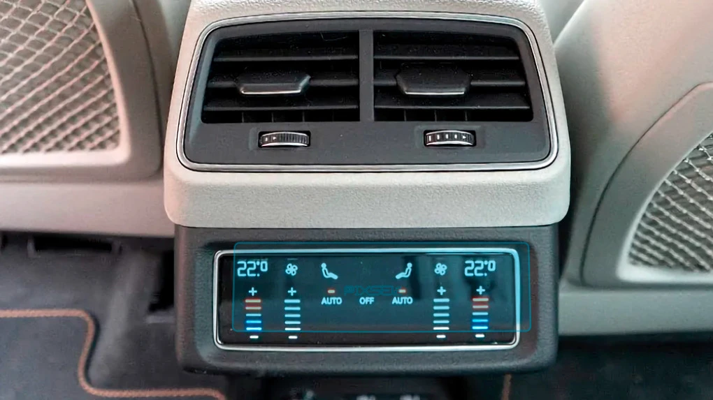 Protector de vidrio templado Pixsel para el control del clima trasero AUDI Q8 E-Tron - 6.6“ 2022 - 2025