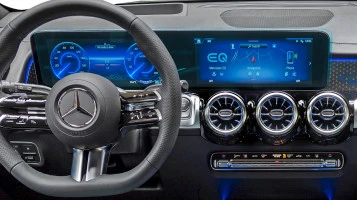 Protector de vidrio templado Pixsel en el panel de instrumentos MERCEDES BENZ EQB - 24.7“ 2023 -