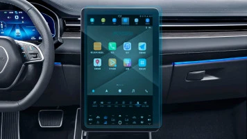 Protector de vidrio templado Pixsel en el monitor SERES SF5 - 19“ 2019 -