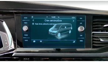 Protector de vidrio templado Pixsel en el monitor VOLKSWAGEN MULTIVAN T6.1 - 10.8“ 2019 - 2024