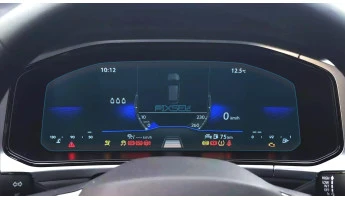 Protector de vidrio templado Pixsel en el panel de instrumentos VOLKSWAGEN T-ROC - 12.7“ 2023 -