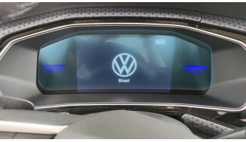Protector de vidrio templado Pixsel en el panel de instrumentos VOLKSWAGEN T-CROSS - 13“ 2023 -
