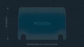 Protector de vidrio templado Pixsel en el monitor MITSUBISHI ECLIPSE CROSS - 10.4“ 2020 -