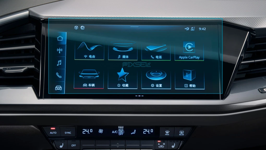 Protective glass Pixsel for monitor AUDI Q5 E-TRON - 12.4“ 2022 -