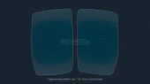 Protector de vidrio templado Pixsel para los espejos HYUNDAI IONIQ 6 - 6.7“x2 2022 -
