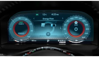 Protector de vidrio templado Pixsel en el panel de instrumentos NISSAN QASHQAI - 12.1“ 2024 -