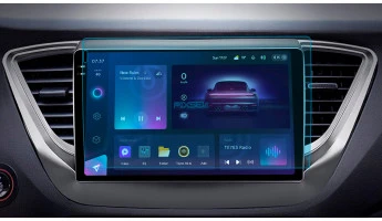 Protector de vidrio templado Pixsel en el monitor TEYES CC3 2K - 10“