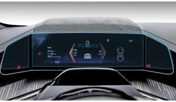 Protector de vidrio templado Pixsel en el panel de instrumentos ZEEKR 001 - 14.5“ 2022 - 2024