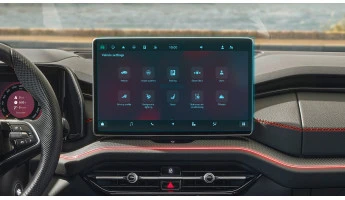 Protector de vidrio templado Pixsel en el monitor SKODA KODIAQ - 13.8“ 2017 - 2024