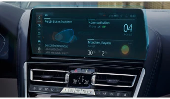 Protector de vidrio templado Pixsel en el monitor BMW 8 / M8 - 14.7“ 2018 - (G14, G15, G16 / F91, F92, F93)