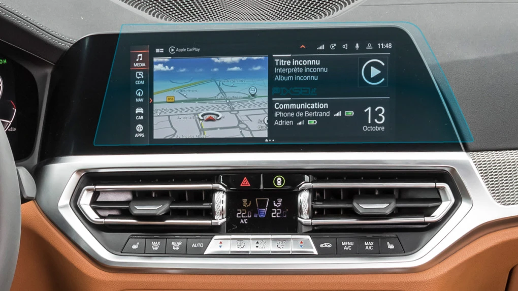 Protector de vidrio templado Pixsel en el monitor BMW 4 / M4 - 14.2“ 2020 - 2023 (G22, G23, G26, G82, G83)