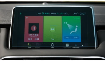 Protector de vidrio templado Pixsel en el monitor MG HS - 12“ 2018 - 2024