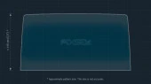 Protector de vidrio templado Pixsel en el monitor MG HS - 12“ 2018 - 2024