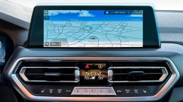 Protector de vidrio templado Pixsel en el monitor BMW X3 - 13.4“ 2022 - 2024 (G01)
