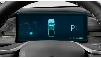 Protector de vidrio templado Pixsel en el panel de instrumentos RIVIAN R1T - 13.8“ 2022 -