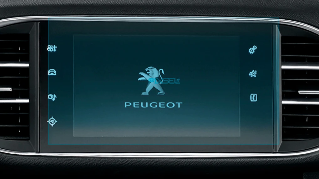 Защитное стекло Pixsel на монитор PEUGEOT 308 - 9.8“ 2014 - 2021