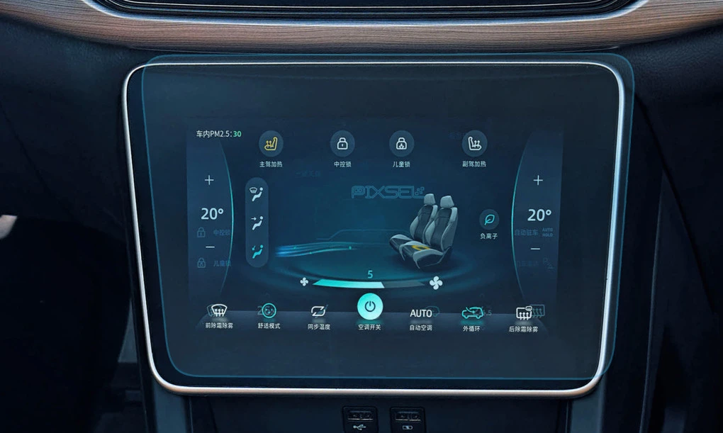 Protector de vidrio templado Pixsel en el monitor WELTMEISTER W6 - 10.5“ 2021 -