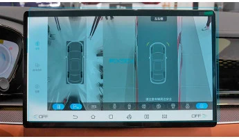 Protector de vidrio templado Pixsel en el monitor BYD HAN - 16.2“ 2022 -