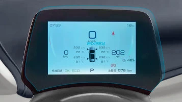 Protector de vidrio templado Pixsel en el panel de instrumentos BYD YUAN PLUS - 7.8“ 2022 -