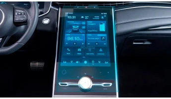 Protector de vidrio templado Pixsel en el monitor MG Marvel R - 19.6“ 2021 -