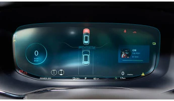 Protector de vidrio templado Pixsel en el panel de instrumentos MG Marvel R - 11.9“ 2021 -