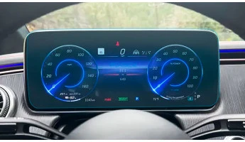 Protector de vidrio templado Pixsel en el panel de instrumentos MERCEDES BENZ EQE - 14.5“ 2022 -