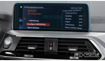 Protector de vidrio templado Pixsel en el monitor BMW X4 - 12“ 2018 - 2021 (G02)
