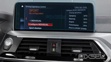 Protector de vidrio templado Pixsel en el monitor BMW X4 - 12“ 2018 - 2021 (G02)