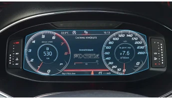 Protector de vidrio templado Pixsel en el panel de instrumentos SEAT ARONA - 9.9“ 2021 -