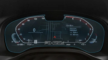 Protector de vidrio templado Pixsel para el panel de instrumentos con cámara BMW IX3 - 14.3“ 2021 - (G08)